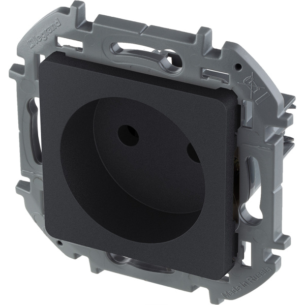 Купить Legrand INSPIRIA Антрацит Розетка 2К - 16 А - 250 В 673713