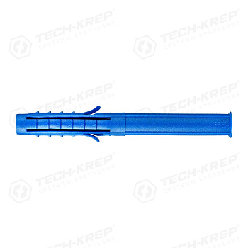 Tech-Krep Дюбель распорный Чапай 10х100 шипы+усы (полипропилен) (50 шт) - пакет 117861