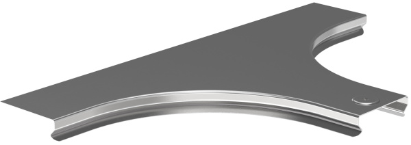 IEK ESCA Крышка отвода Т-образный плавный тип Г01 ESCA 80мм