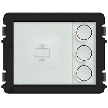 ABB Клавишный модуль с тремя круглыми клавишами и считывателем IC, Mifare/NFC 2TMA070120N0026