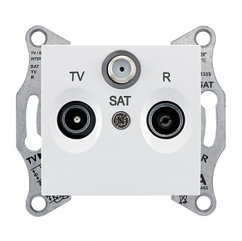 SE Sedna Бел Розетка TV/R/SAT оконечная 1dB SDN3501321