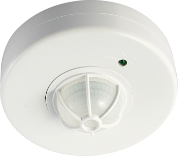 Jazzway Датчик движения PMS-IR 024 1200Вт 360° 2-6м WH IP20 .5012974