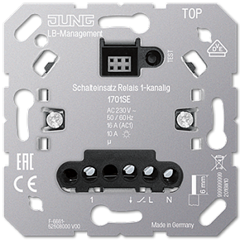 JUNG Релейная вставка 1 канал 1701SE