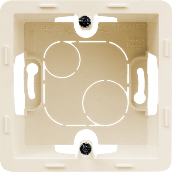 Legrand INSPIRIA Слоновая кость Коробка накладного монтажа - 1 пост 673981