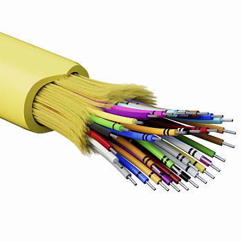 DKC Кабель волоконно-оптический, распределительный, арамидные упрочняющие нити, для внутренней прокладки, нг(A)-HFLTx, 32 ОВ,категорияOS2 (G.652.D) пл