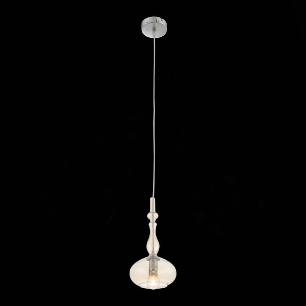 Купить ST LUCE SL364.113.01 Подвес  Хром/Янтарный E14 1*40W