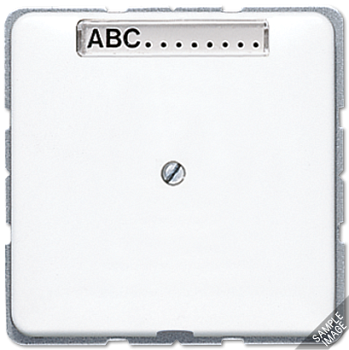 JUNG CD 500/CD plus Бежевый Вывод кабеля с полем для надписи 590NAA