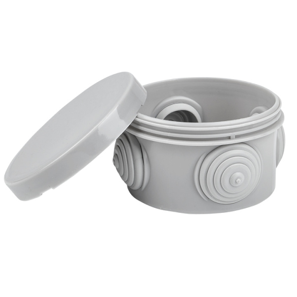 Купить EKF PROxima Коробка распаячная КМР-040-039 с крышкой наружная (85х40) 4 мембранных ввода IP54 розничный стикер