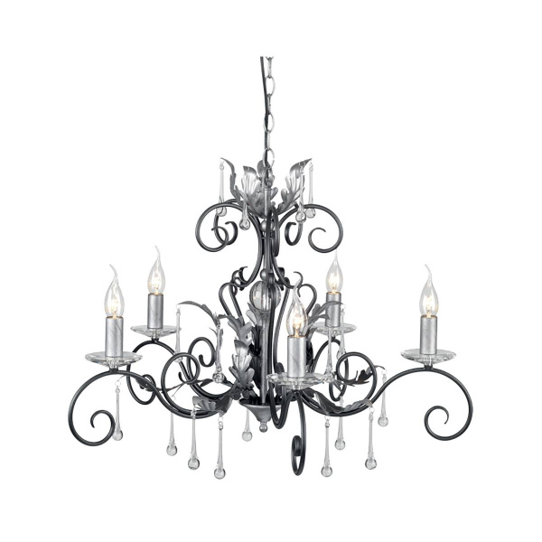 Natural Concept AMARILLI Люстра AML5-BLK-SILVER Natural Concept AMARILLI Люстра AML5-BLK-SILVER