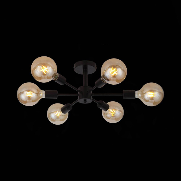 Купить Evoluce SL419.402.12 Люстра потолочная Черный/Белый E27 12*60W