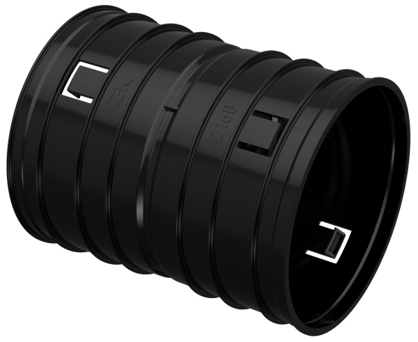 IEK ELASTA Муфта соединительная для двустенной трубы d=160мм