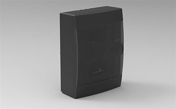 Horoz Electric 600-001-240 НАКЛАДНАЯ ЧЕРНАЯ КОРОБКА ПРЕДОХРАНИТЕЛЕЙ - 24 МОДУЛЕЙ HRZ00002560