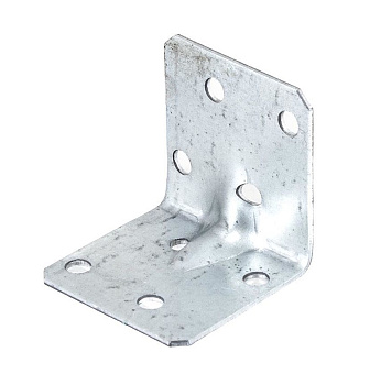 Tech-Krep Уголок крепежный усиленный 40х40х40х1,5 мм, оцинк. - накл. 124409