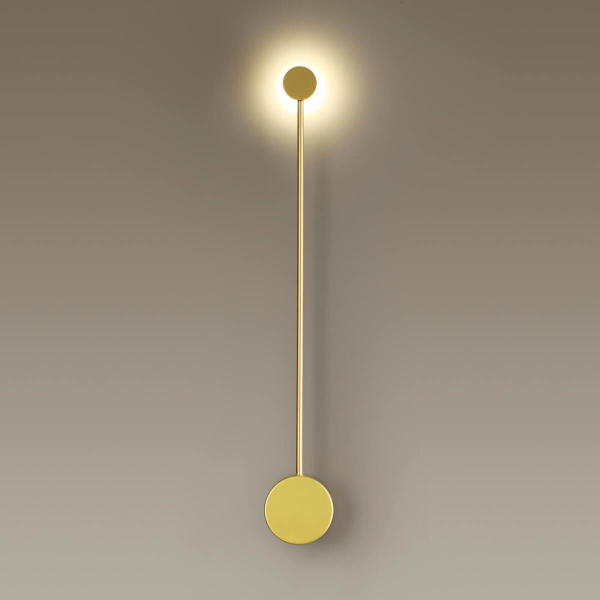 Купить Odeon Light 3902/5WG ODL20 129 золотистый/металл Настенный светильник LED 4000K 5W 220V SATELLITE