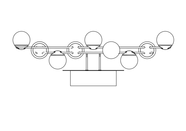 Купить Maytoni Modern Tessara Золото Бра MOD081WL-L13G3K