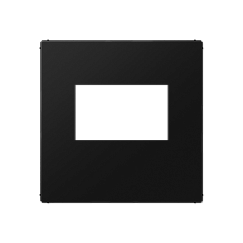 JUNG A Flow/A 550 Черный матовый Kрышка для USB-зарядный устройств без видимого винта A1569USBSWM