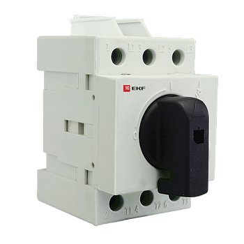 EKF PROxima Рубильник модульный MS-20A 3P на DIN-рейку