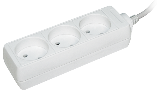 IEK Удлинитель У3 3 места 2Р/2метра 2х0.75мм2 10А/250 WYP10-06-03-02-N