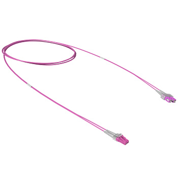 DKC Оптический коммутационный шнур переходной Duplex SC-UPC/LC-UPC, 50/125 OM4, 1 м