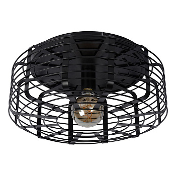 Lucide MELOPEE Светильник потолочный Ø 45 cm 1xE27 Black 45148/45/30