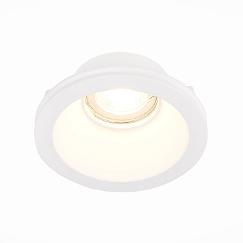 ST Luce ST254.308.01 Св-к встр. из гипса белый GU10 1*50W  IP20 D120xH50 180-240V Без ламп ST Luce ST254.308.01 Св-к встр. из гипса белый GU10 1*50W  IP20 D120xH50 180-240V Без ламп