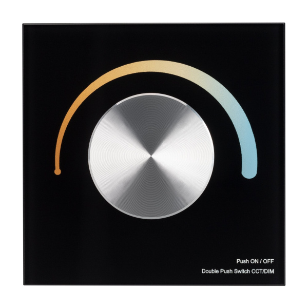 Купить Arlight Панель SMART-P2-MIX-G-IN Black (3V, Rotary, 2.4G) (IP20 Пластик, 5 лет) 033755