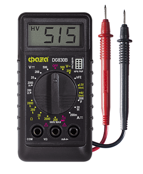 ФАZA Мультиметр Мультиметр цифровой DG830B .5008748