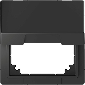 SE Merten D-Life Антрацит Адаптер с крышкой для интеграции System M в D-Life MTN4081-6034