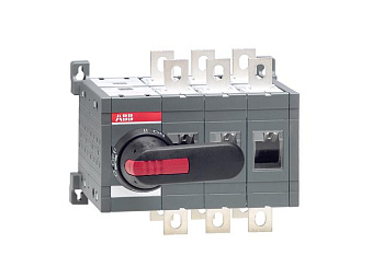 ABB OT400E03CP Выключатель-разъединитель реверс 3Р 400A с ручкой и переходником 1SCA022771R8500