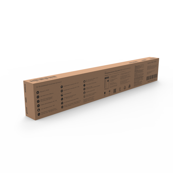 Купить Gauss Светильник офисный 36W 2950lm 6500K IP20 1200*180*19мм призма LED 860125336