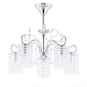 Freya Crystal Leona Хром Люстра E14 40W FR1127-PL-05-CH