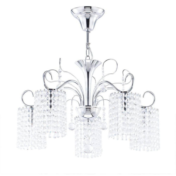 Freya Crystal Leona Хром Люстра E14 40W FR1127-PL-05-CH