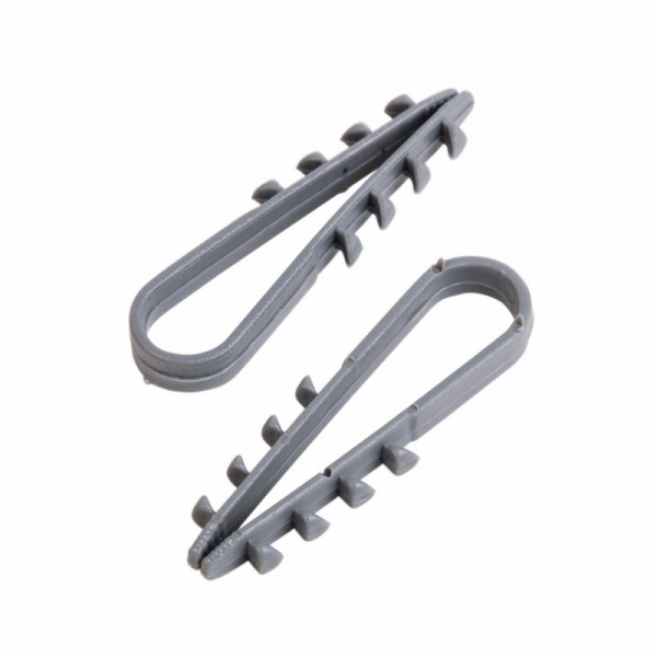 PROconnect Дюбель-хомут нейлоновый 5-10 мм, серый, упаковка 100 шт. 07-4501-3