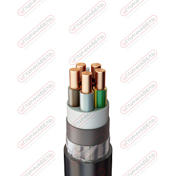 Кабель силовой бронированный ПвБШвнг(A) -LS 5х1,5 ок(N,PE)-1 Угличкабель PLLSA150105140000000