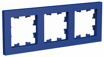 Systeme Electric AtlasDesign Аквамарин Рамка 3-ая, универсальная