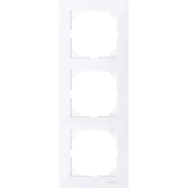 SE Merten SM M-Pure Бриллиантовый Бел Рамка 3-ая MTN4030-3625