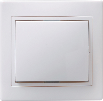 IEK KVARTA ВС10-2-0-КБ Выключатель 1кл 10А керам. бел.