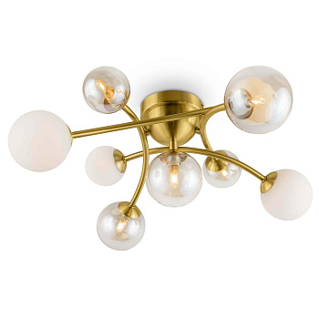 Freya Modern Bethany Латунь Потолочный светильник FR5116CL-09BS