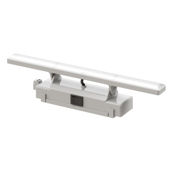 DKC Светильник светодиодный 6 Вт, 220 В, с выключателем, поворотный, цвет серый