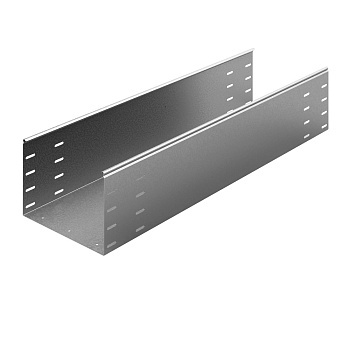 OSTEC Универсальный лоток неперфорированный 600х200х3000, толщ. 1,2 мм, Сендзимир цинк УЛН-600х200х3000-1,2-СЦ