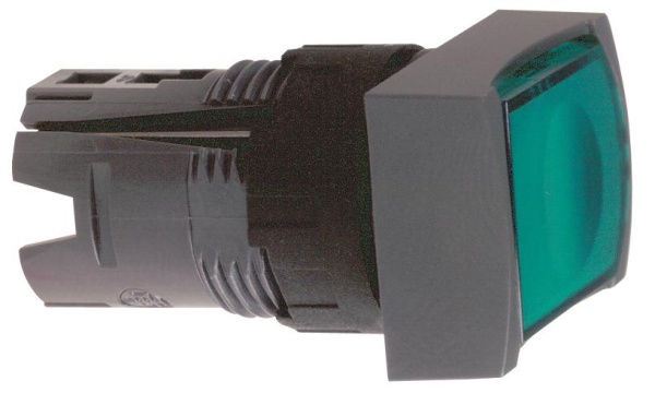 Купить SE Кнопка удлиненная прямоугольная с подсветкой желтая ZB6DW3