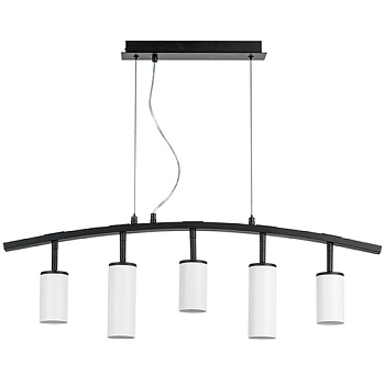 Lightstar LR735363862 Люстра RULLO 5х50W GU10 ЧЕРНЫЙ/БЕЛЫЙ (571735+214436-3+214486-2), шт