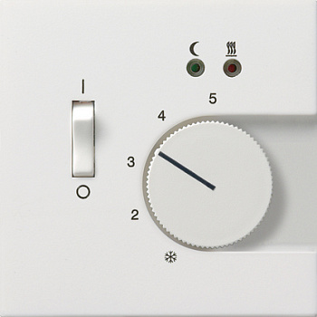 Gira F100 Бел глянц Регулятор тёплого пола 0394112