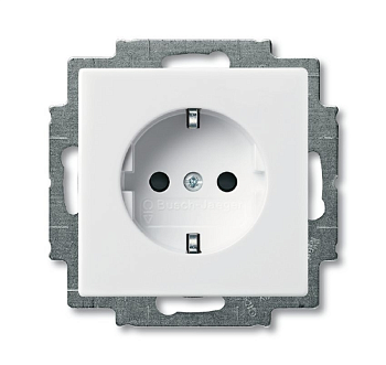 ABB BJB Basic 55 Бел Розетка с/з 16А 250В, с винтовыми клеммами 2CKA002011A6155