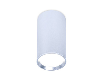 Ambrella Накладной точечный светильник TN219 SL/S серебро/песок GU5.3 D56*100