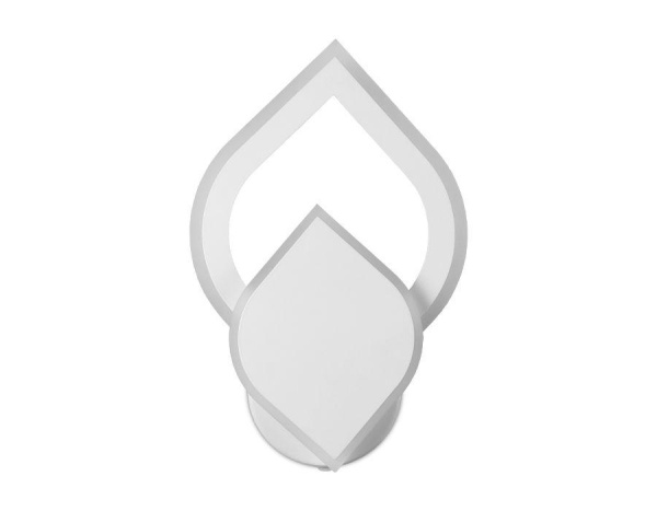 Купить Ambrella Настенный светодиодный светильник с выключателем FA566 WH/S белый/песок LED 3000K/6400K 24W 200*200*60