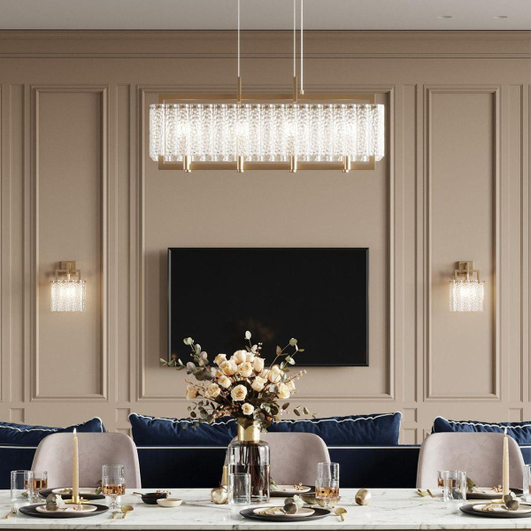 Купить Odeon Light 4976/1W HALL ODL22 377 матов.золотой/стекло Бра G9 2*40W EDERA