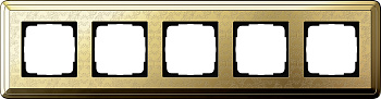 Gira ClassiX Art Латунь/Латунь Рамка 5-ая 0215671