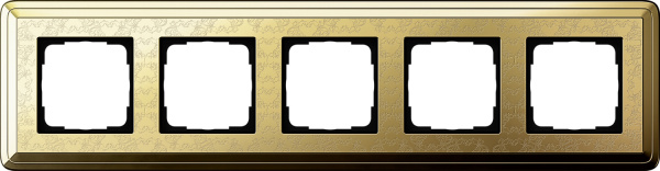 Gira ClassiX Art Латунь/Латунь Рамка 5-ая 0215671