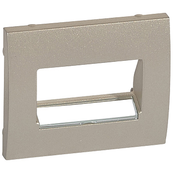 Legrand Galea Life Титан Накладка 2-ой ТЛФ/комп розетки 771475